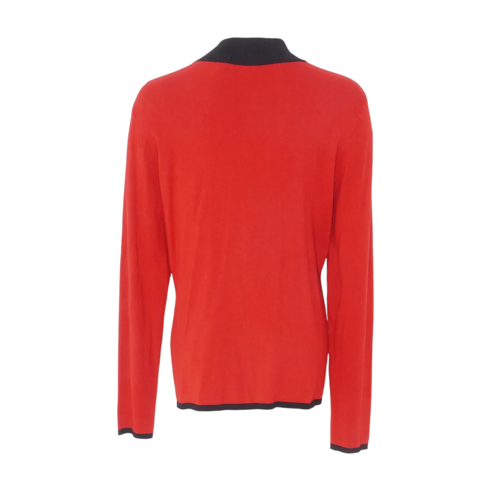 Red Cardigan Sweater - Image 2