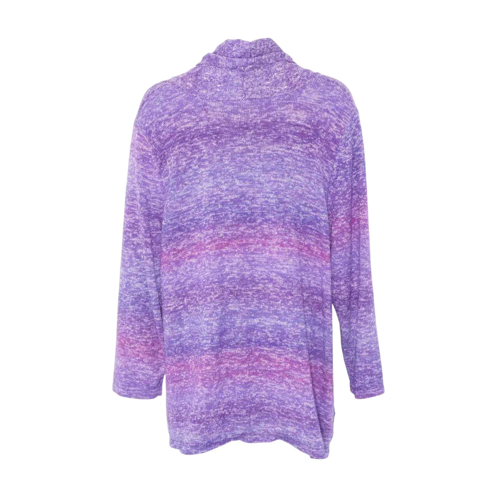 Purple Cardigan Sweater - Image 2