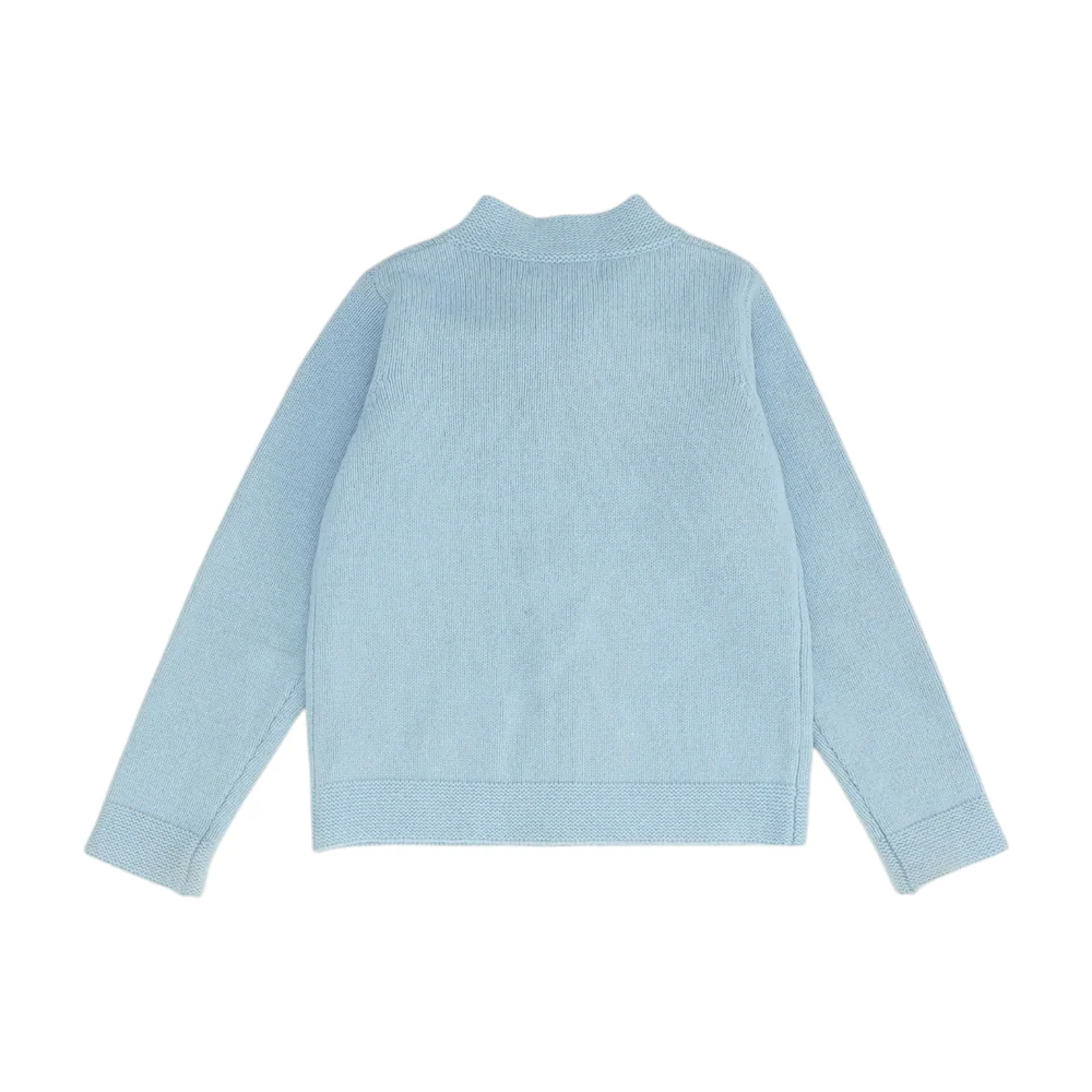 Blue Cardigan Sweater - Image 2