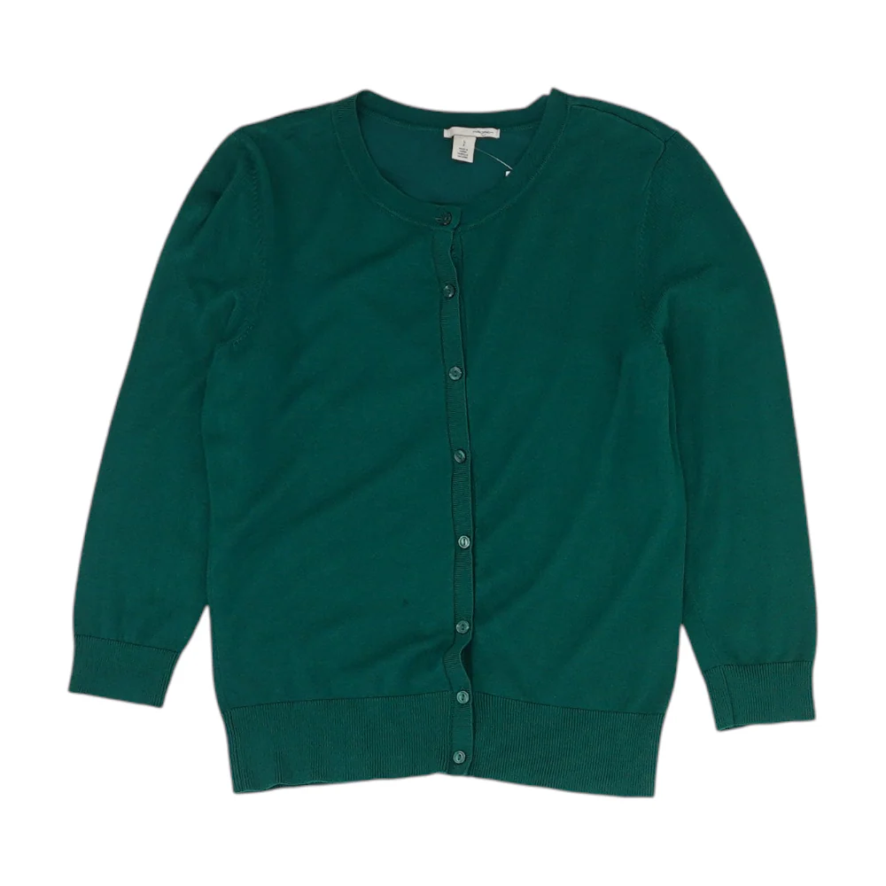Teal Cardigan Sweater