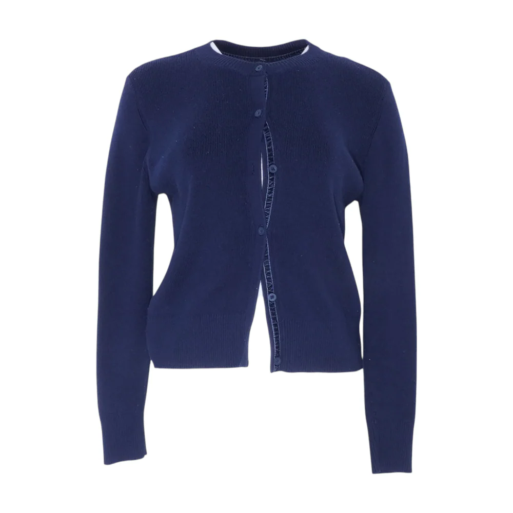 Navy Cardigan Sweater