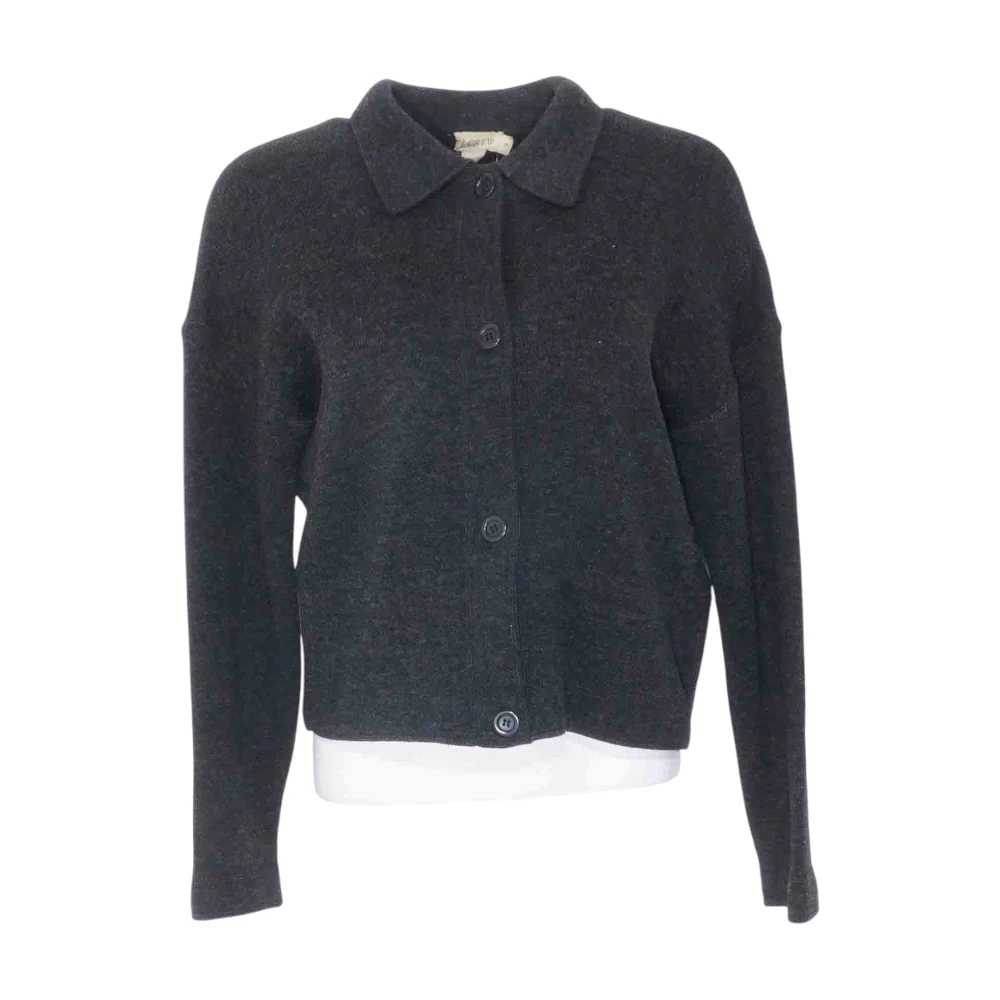 Charcoal Cardigan Sweater
