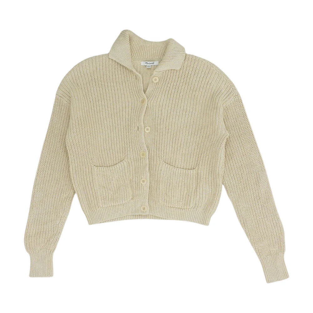 Beige Cardigan Sweater