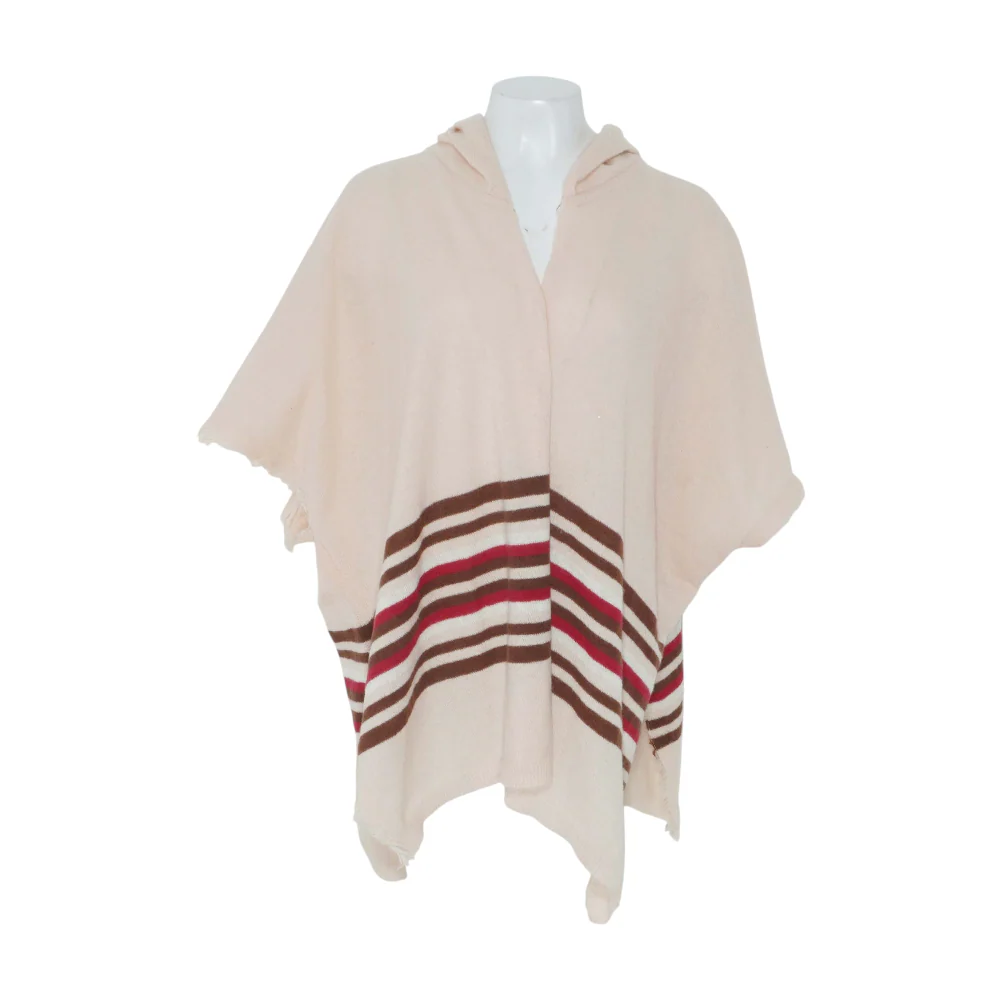 Tan Striped Cardigan