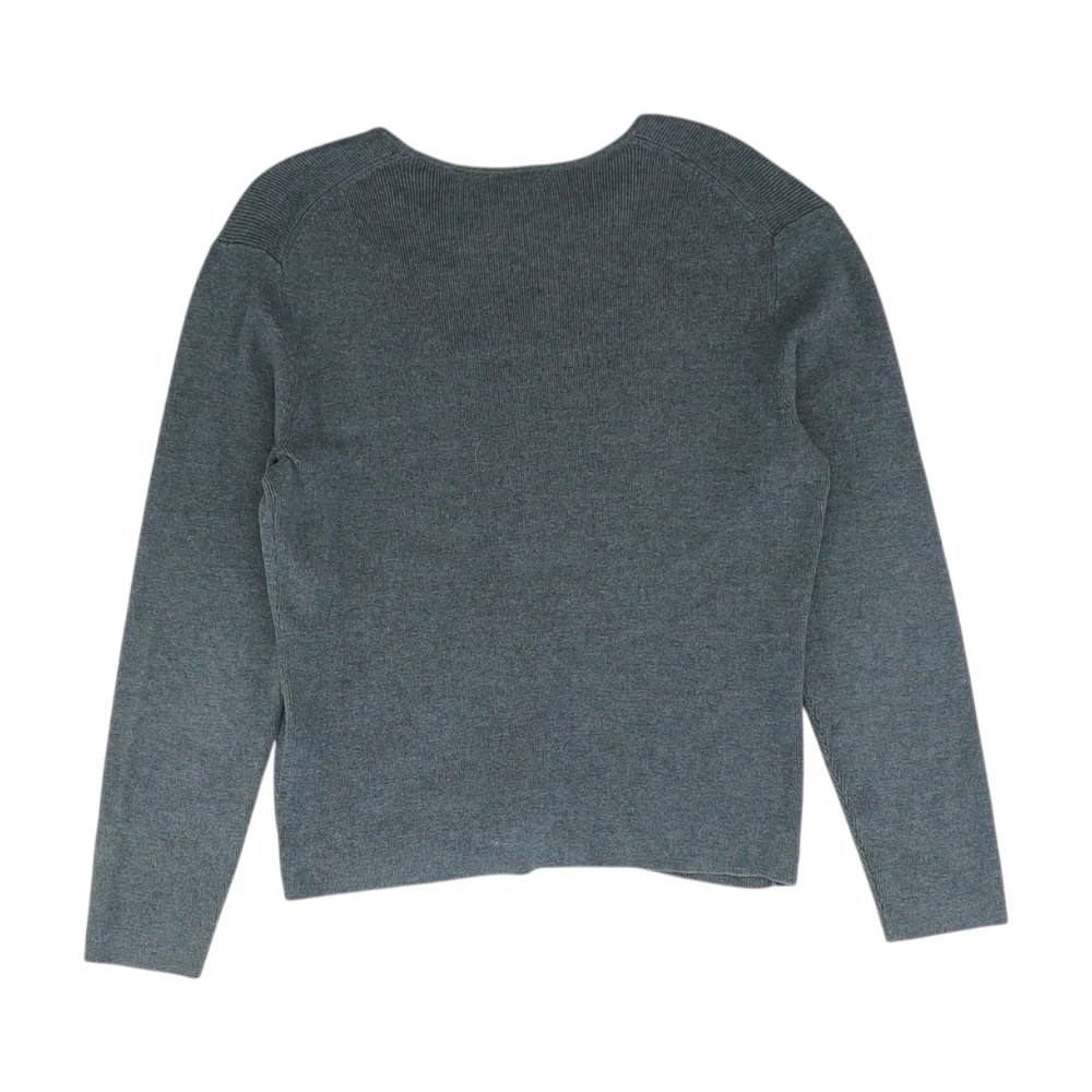 Gray Cardigan Sweater - Image 2
