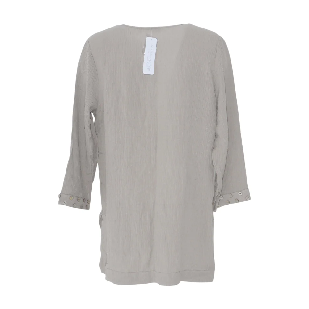 Gray Petite Cardigan Sweater - Image 2