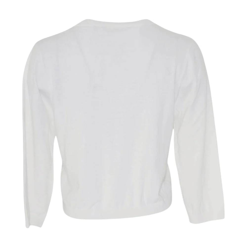 White Cardigan Sweater - Image 2