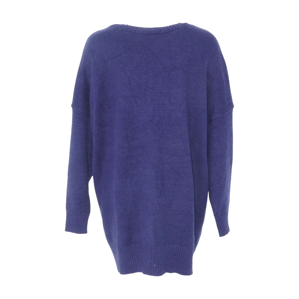 Navy Plus Cardigan Sweater - Image 2