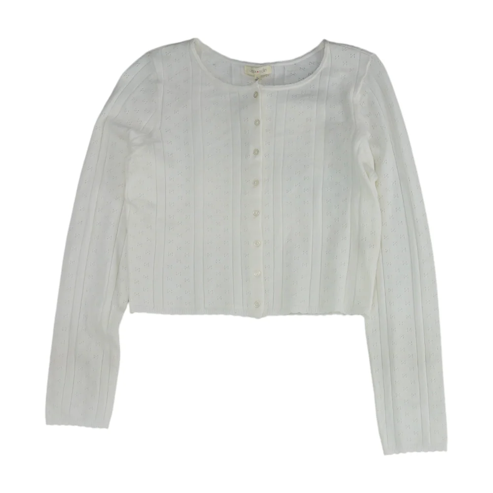 White Cardigan Sweater