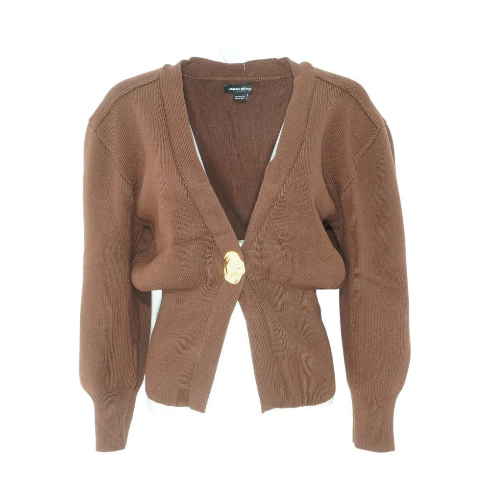 Brown Cardigan Sweater