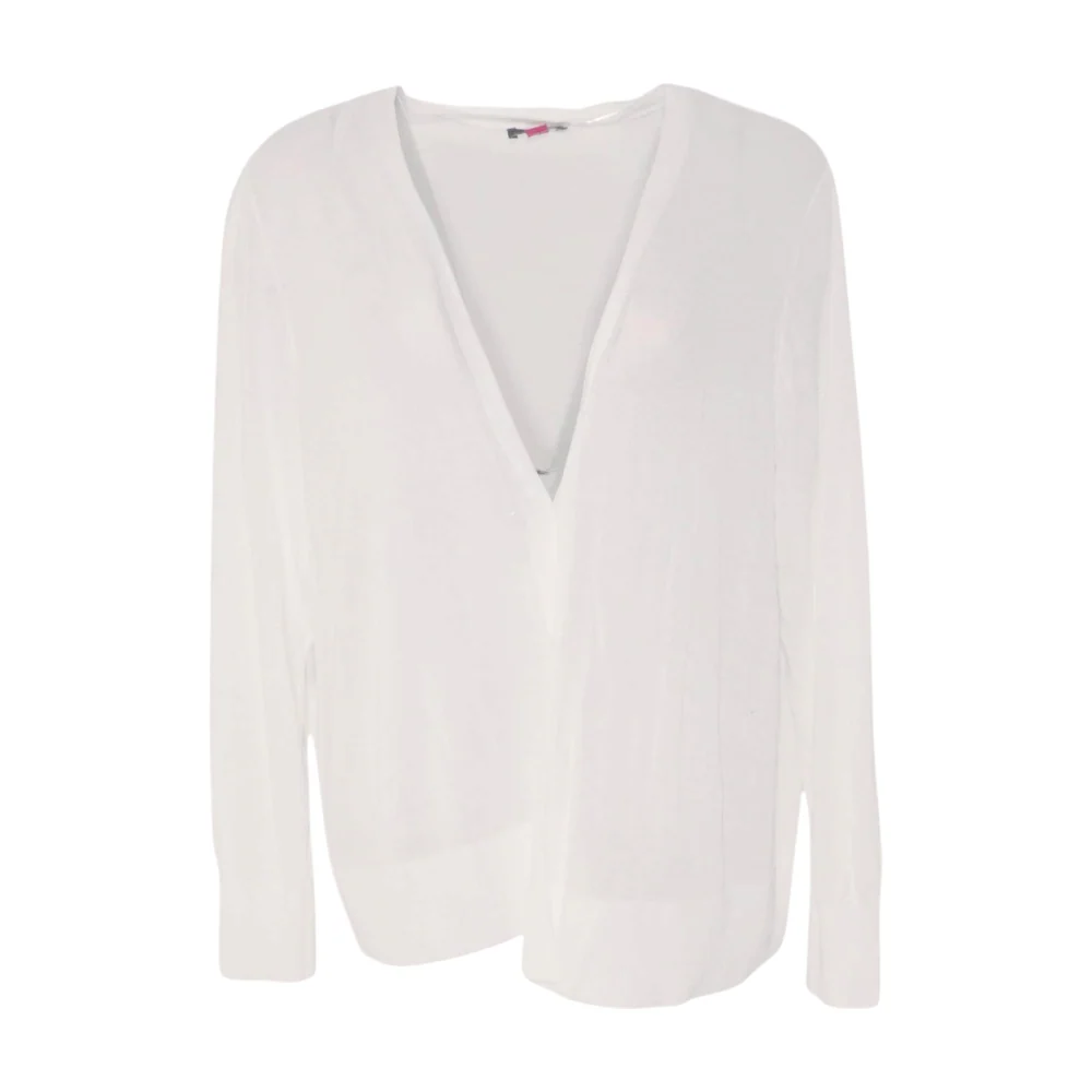 White Plus Cardigan