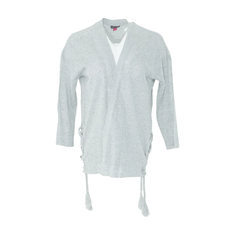 Gray Cardigan Sweater