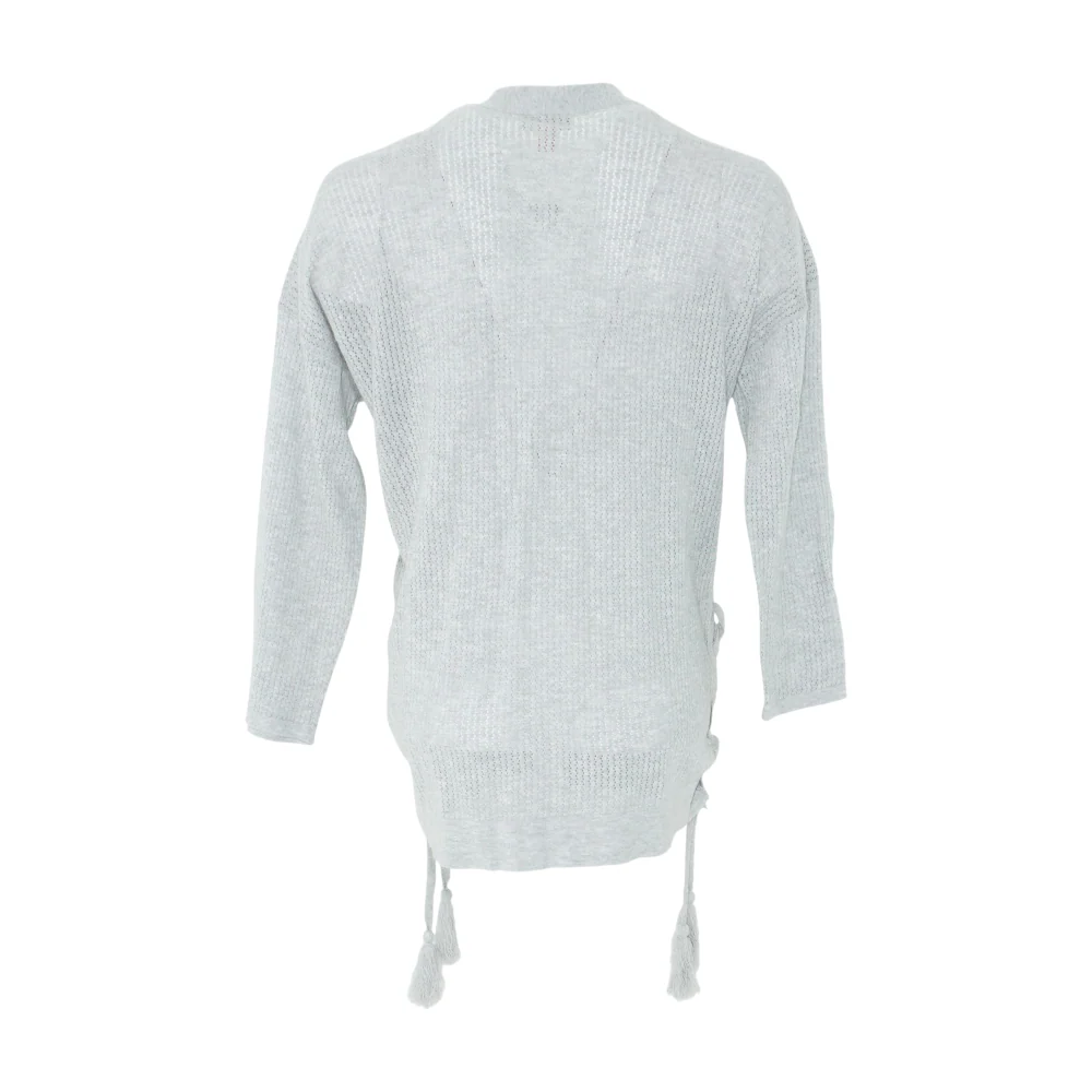 Gray Cardigan Sweater - Image 2