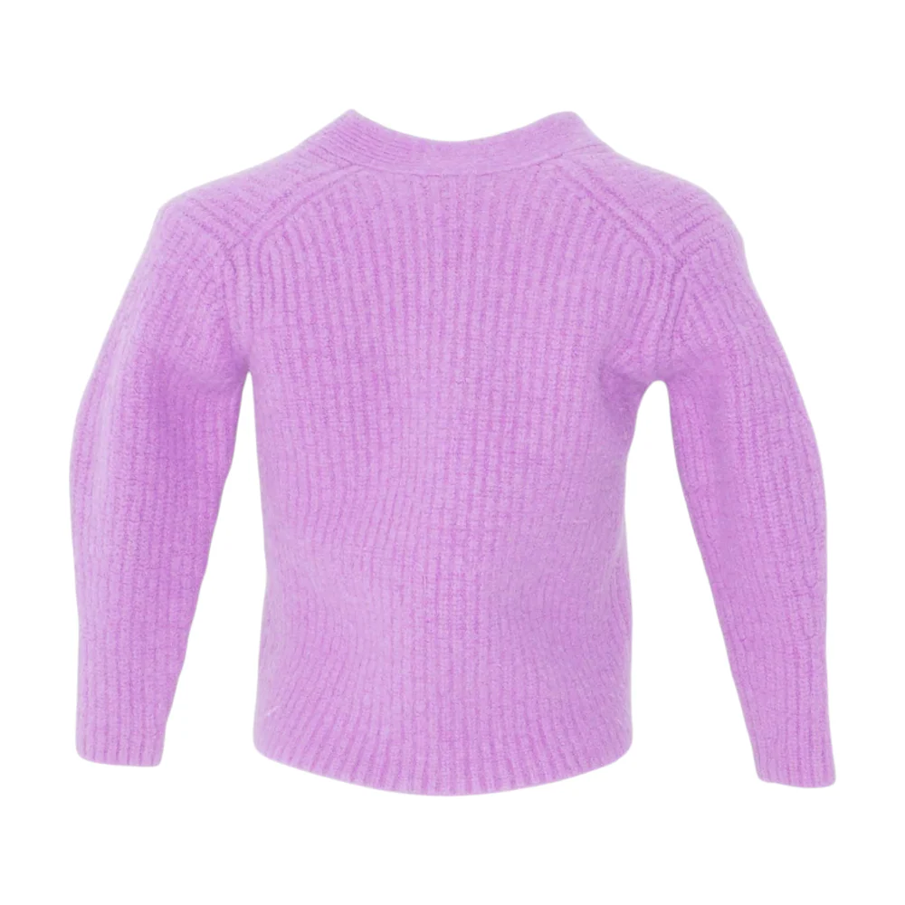 Purple Cardigan Sweater - Image 2