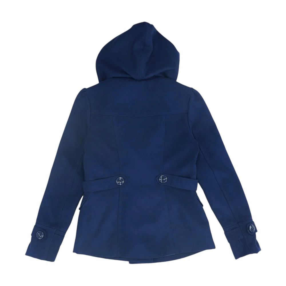 Navy Solid Jacket - Image 2