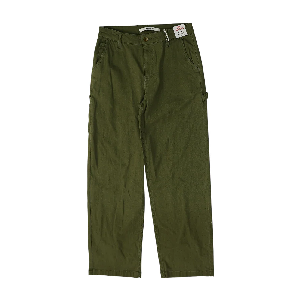 Green Wide Leg Pants