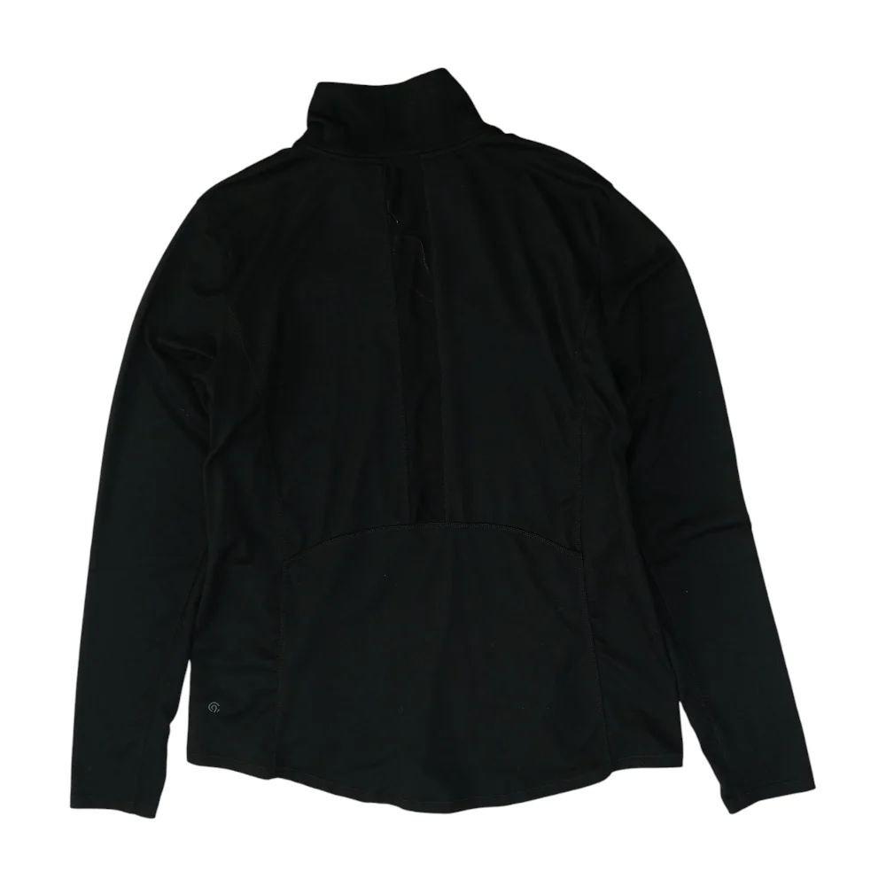 Black Solid Active Jacket - Image 2