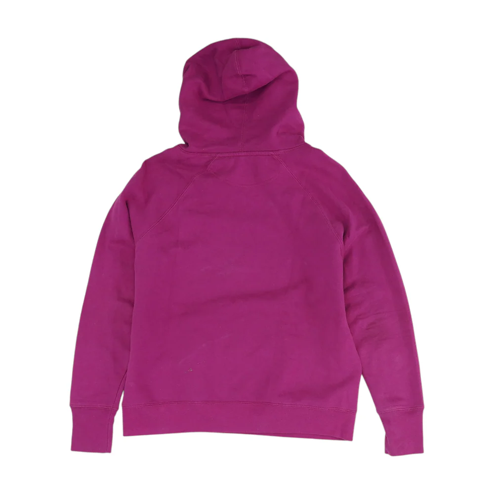 Magenta Solid Hoodie Pullover - Image 2
