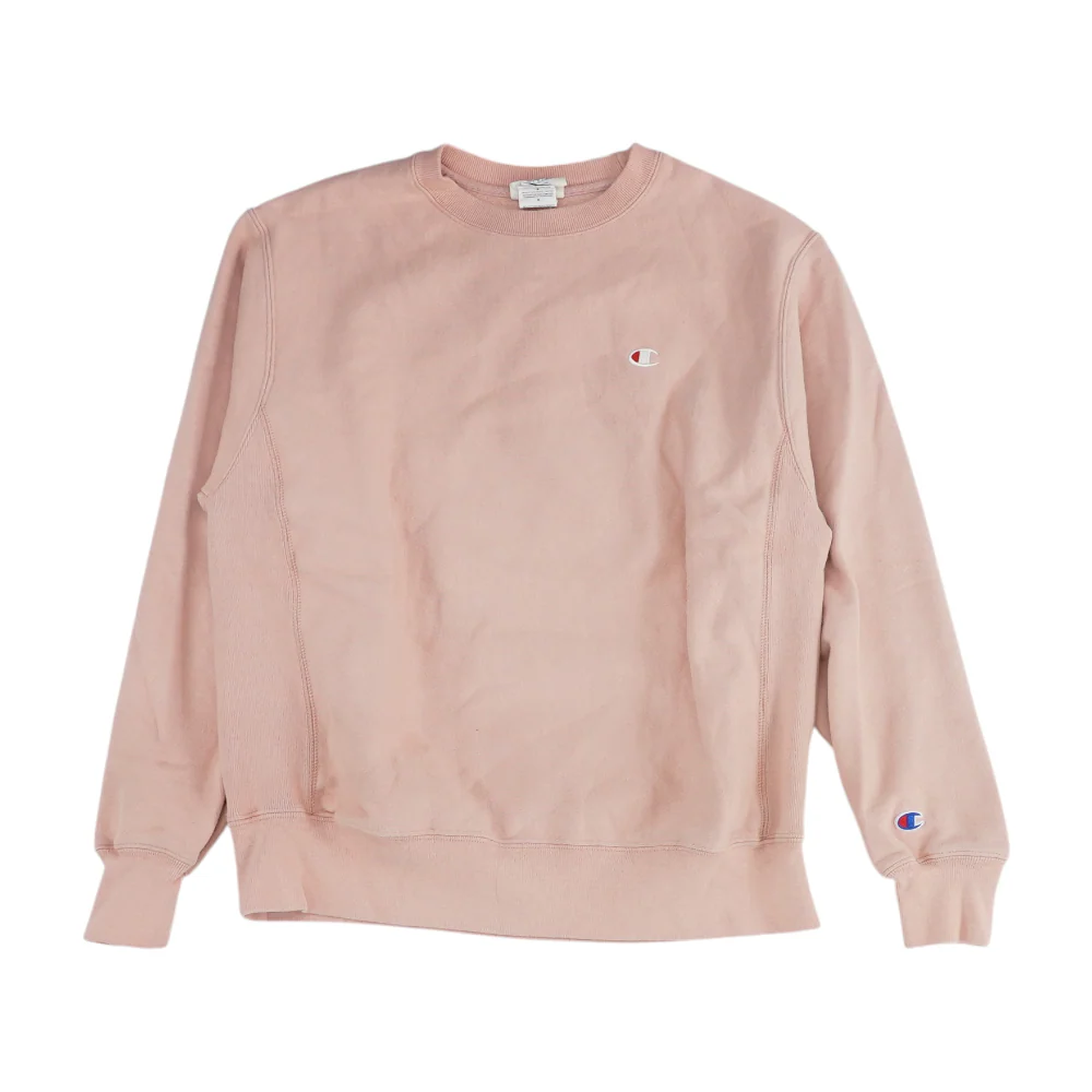 Pink Solid Sweatshirt Pullover