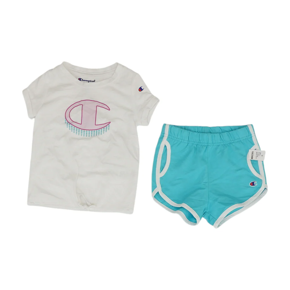 White Short Sleeve Set