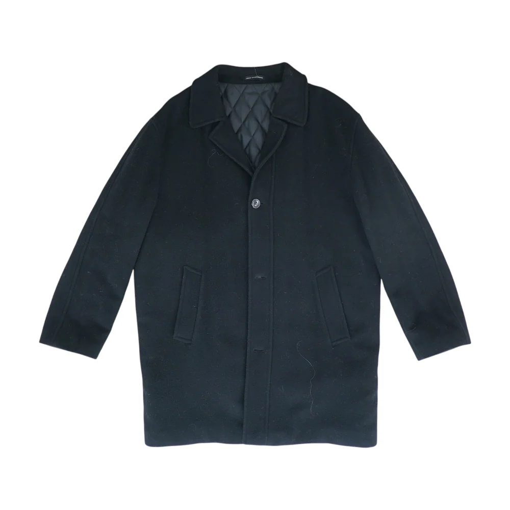 Black Long Solid Coat