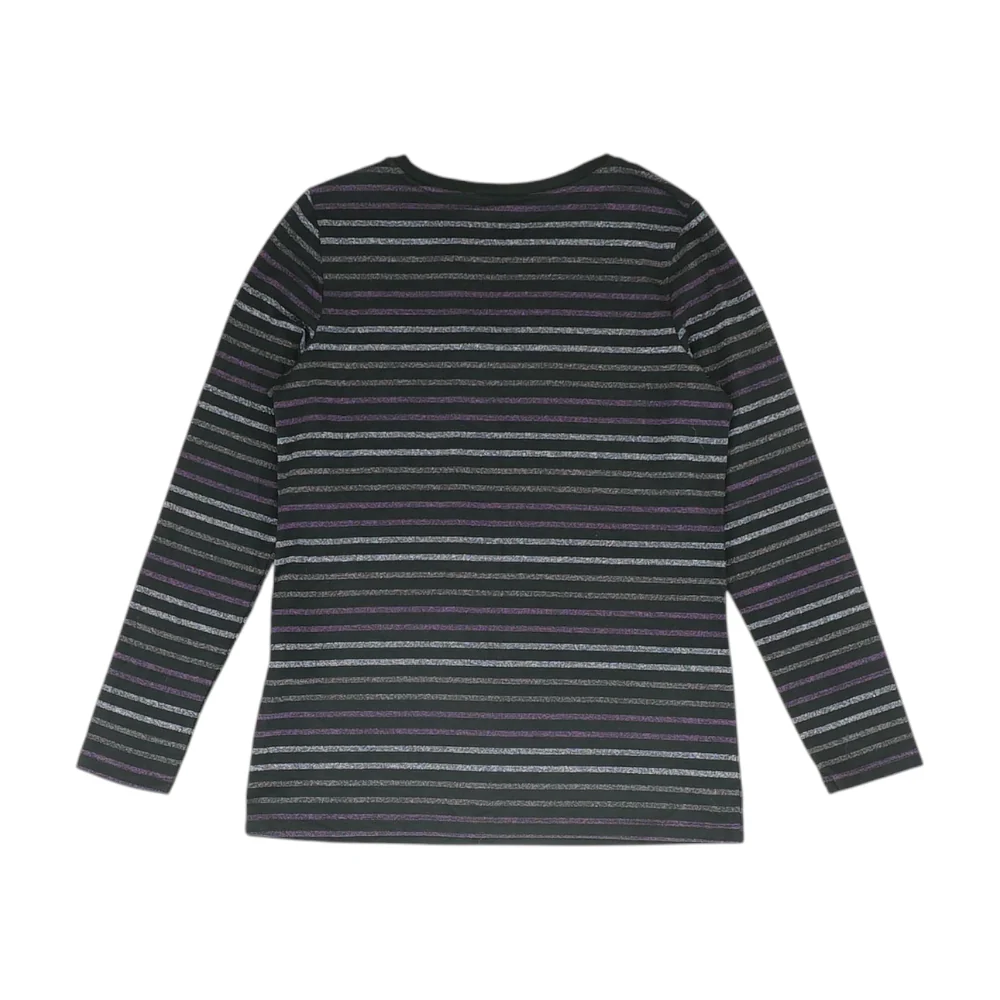 Black Striped Blouse - Image 2
