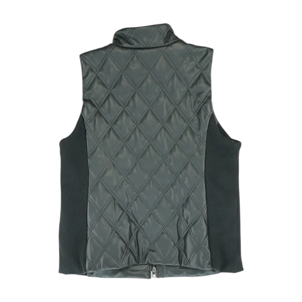 Black Solid Vest - Image 2