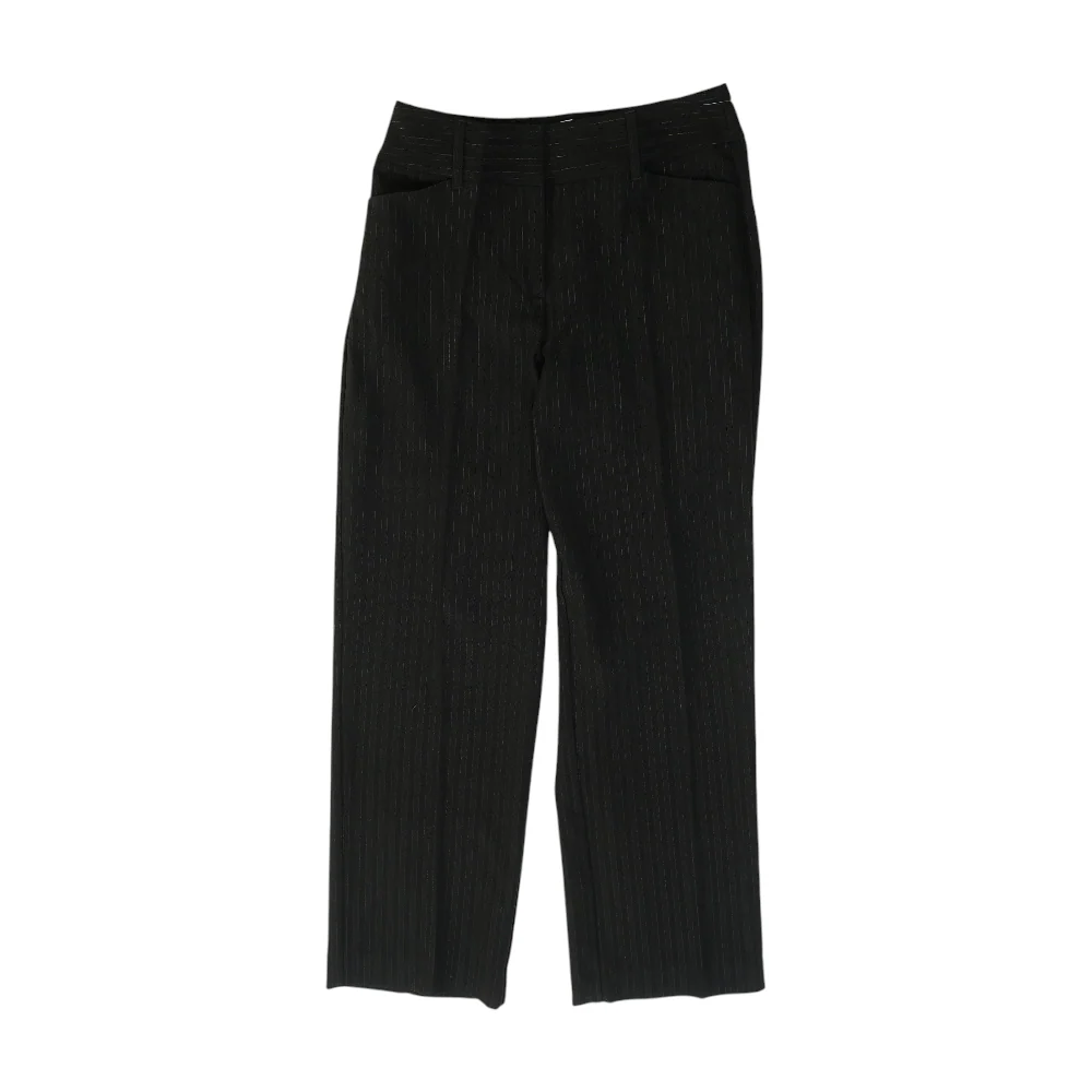 Black Striped Pants