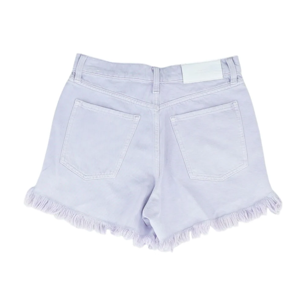 Lavender Solid Chino Shorts - Image 2