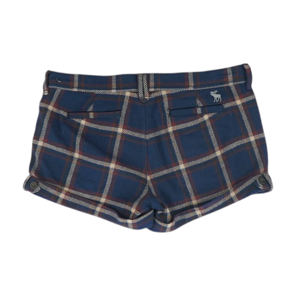 Navy Plaid Chino Shorts - Image 2
