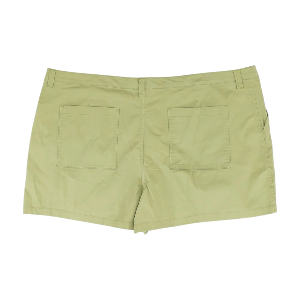 Green Plus Solid Chino Shorts - Image 2