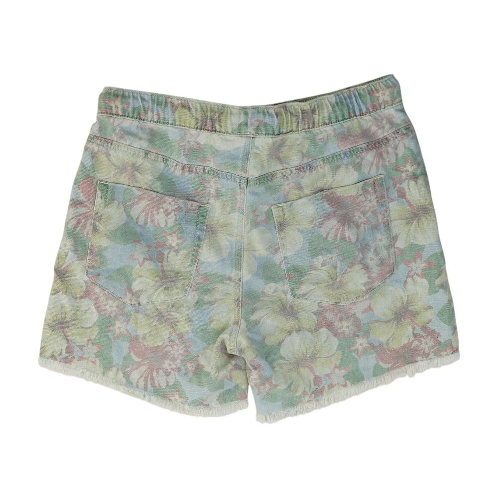 Green Floral Chino Shorts - Image 2