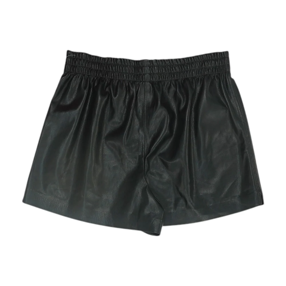 Black Solid Chino Shorts - Image 2