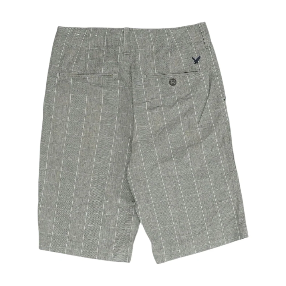 Gray Check Chino Shorts - Image 2