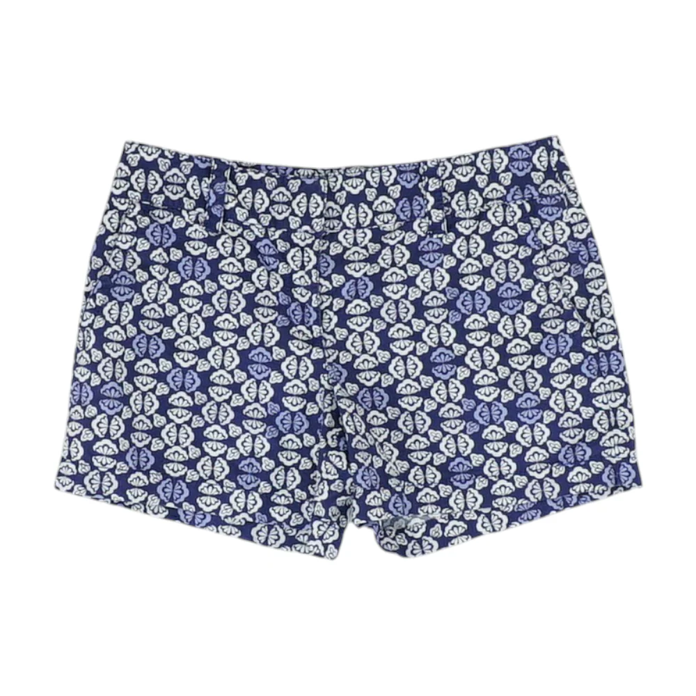 Navy Abstract Chino Shorts
