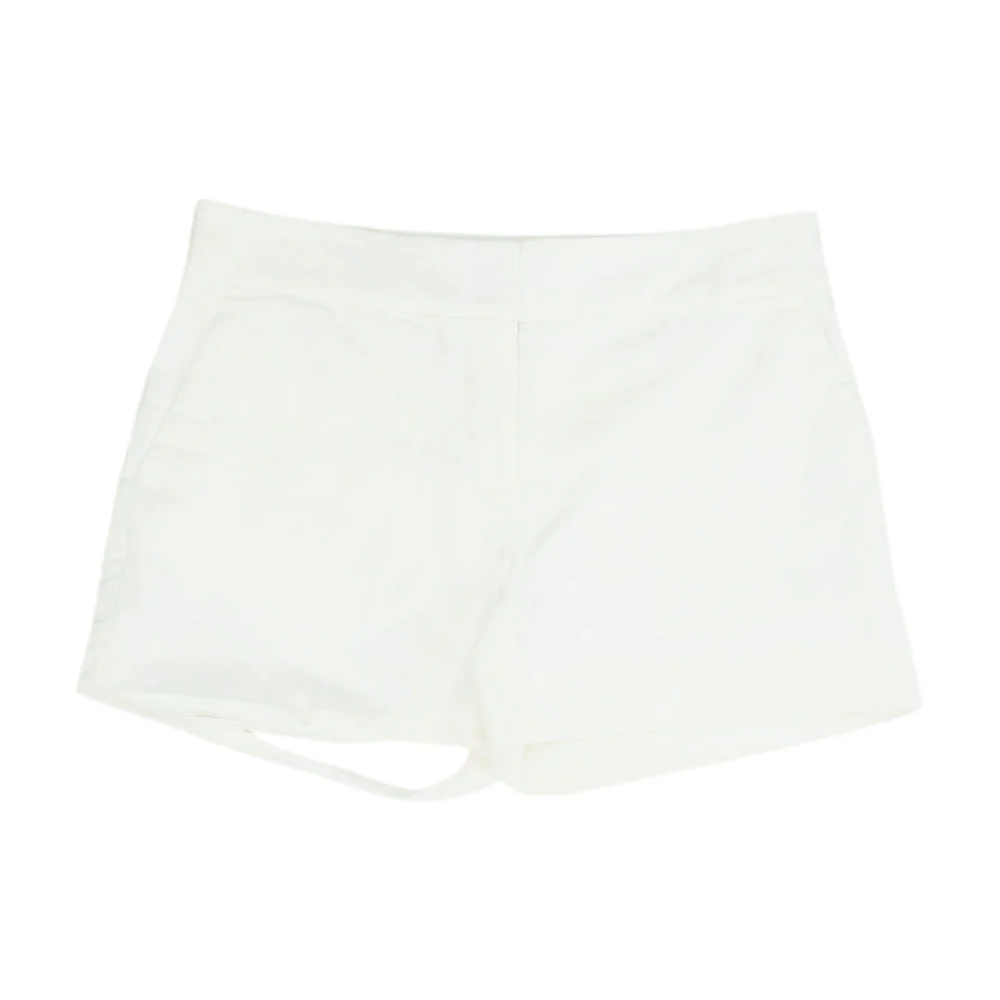Ivory Solid Chino Shorts