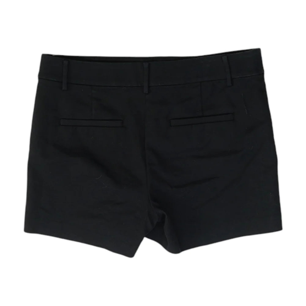 Black Solid Chino Shorts - Image 2