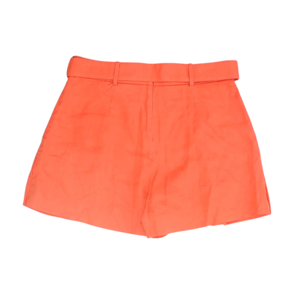 Orange Solid Chino Shorts - Image 2