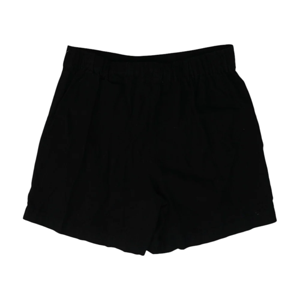 Black Solid Chino Shorts - Image 2