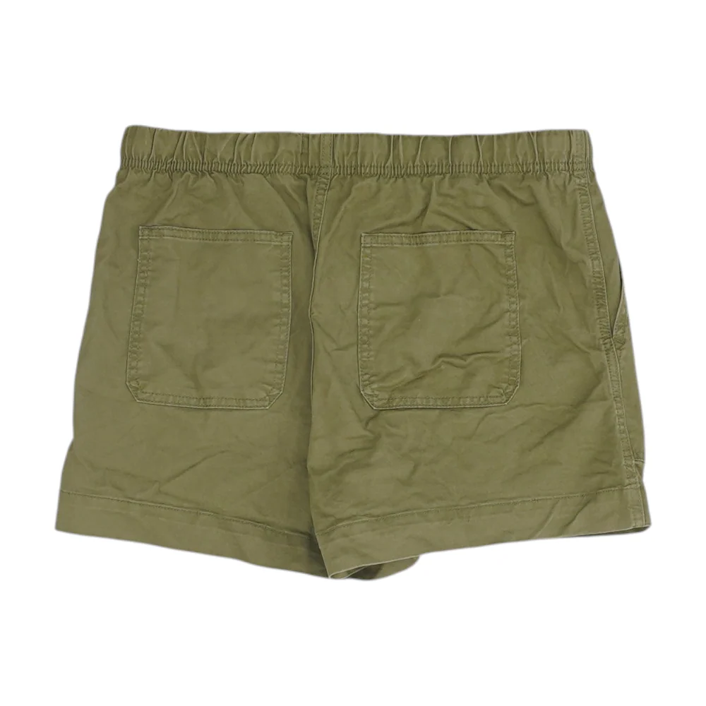 Green Solid Chino Shorts - Image 2