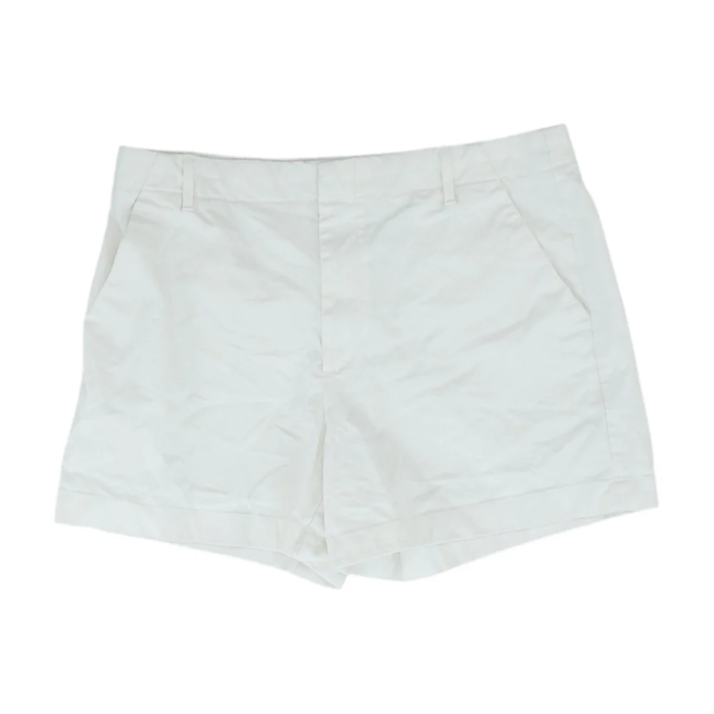 Ivory Solid Chino Shorts