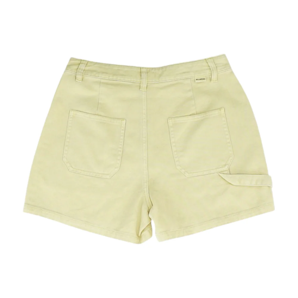 Yellow Solid Chino Shorts - Image 2