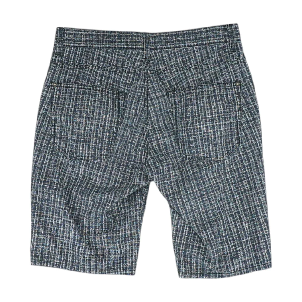 Navy Print Chino Shorts - Image 2