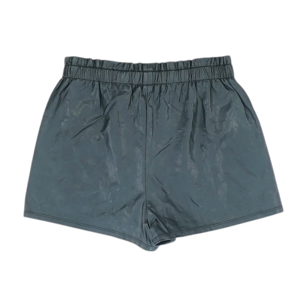 Black Solid Chino Shorts - Image 2