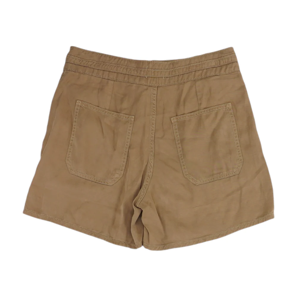 Brown Solid Chino Shorts - Image 2