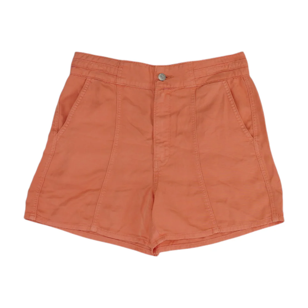 Coral Solid Chino Shorts
