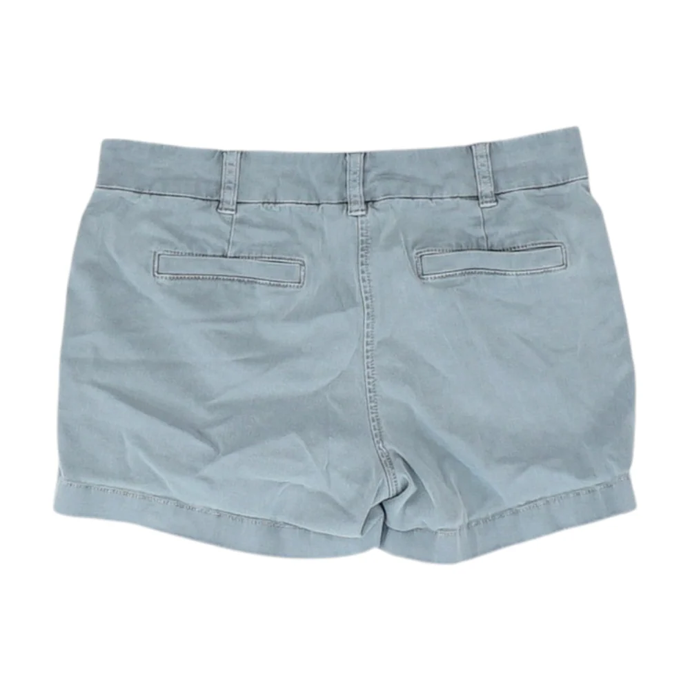Gray Solid Chino Shorts - Image 2