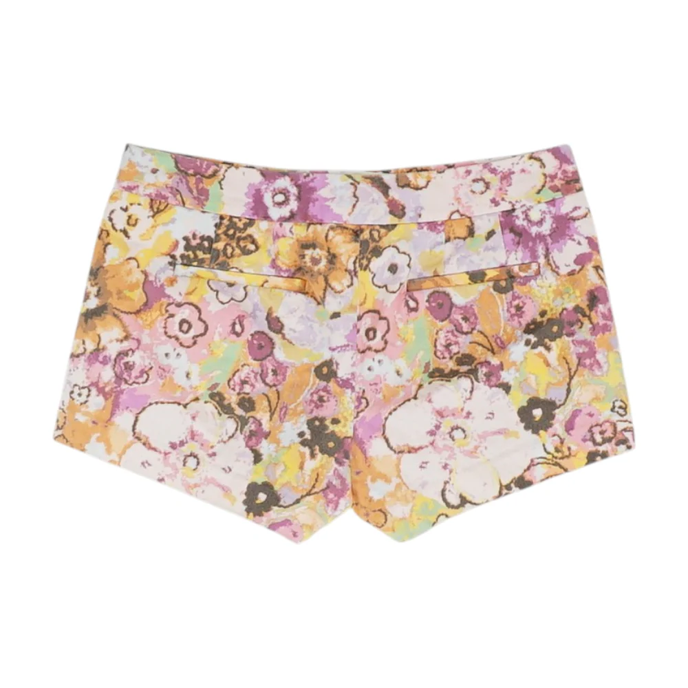 Pink Floral Chino Shorts - Image 2