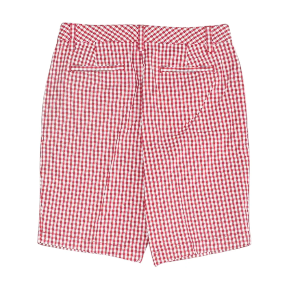 Red Check Chino Shorts - Image 2