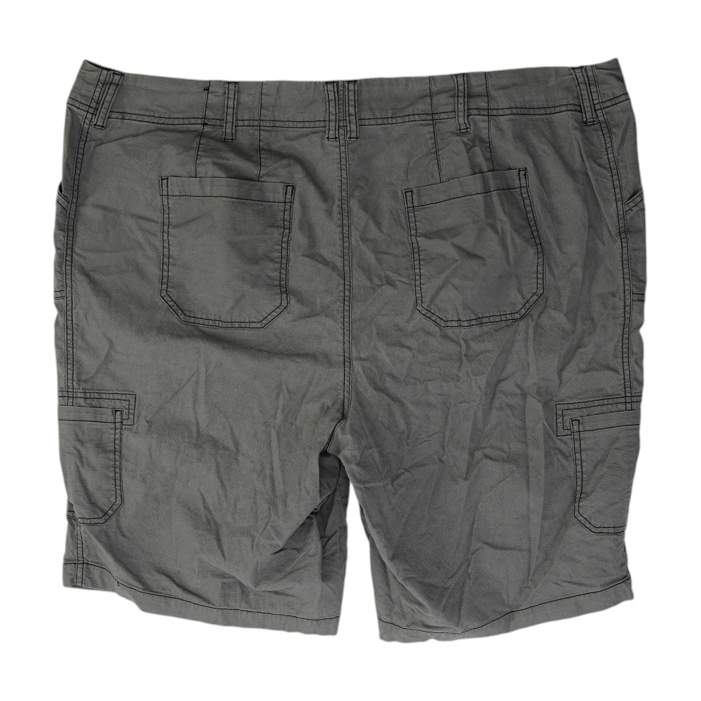 Gray Plus Solid Chino Shorts - Image 2